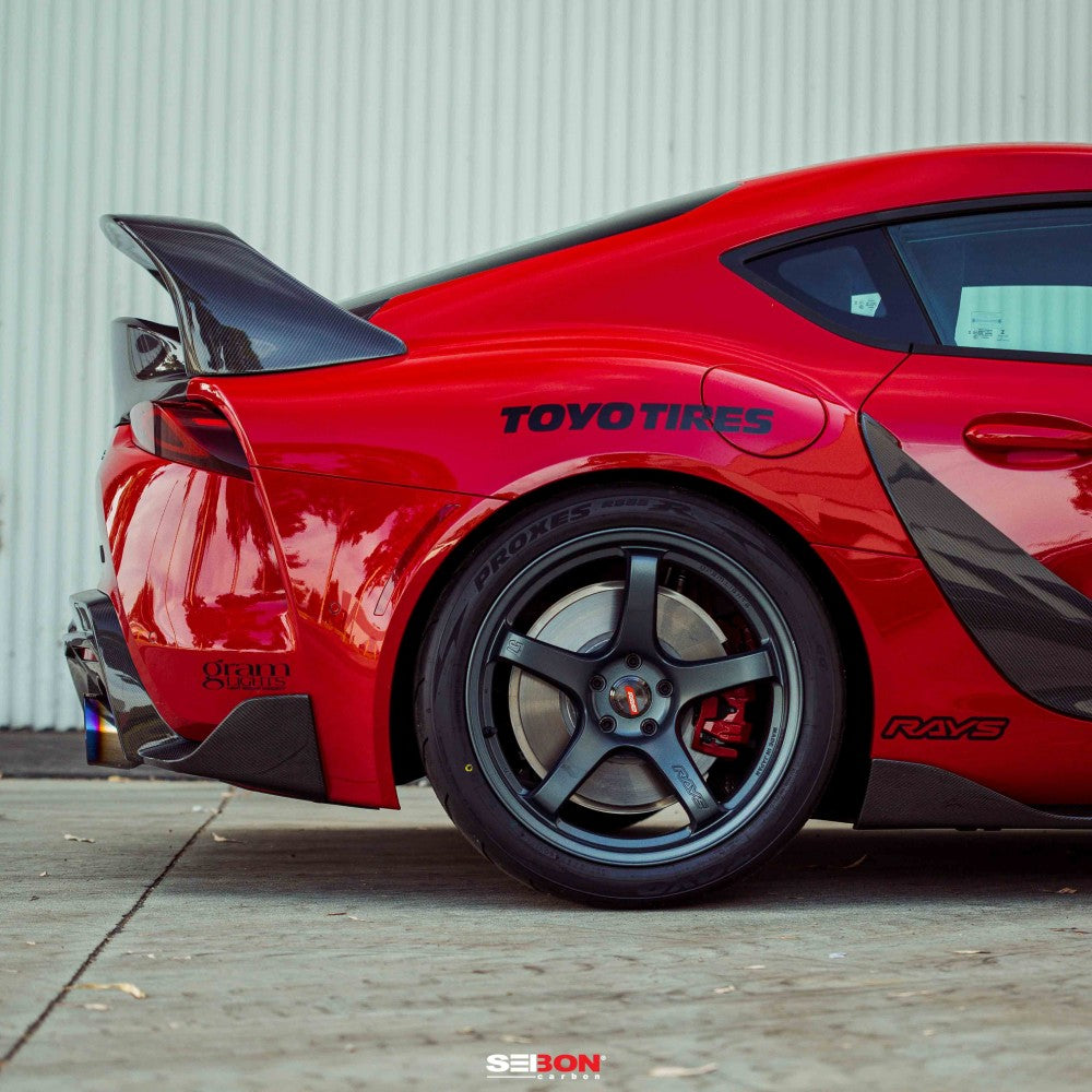 SEIBON MB-STYLE CARBON FIBER REAR SPOILER FOR 2020-2023 TOYOTA GR SUPRA