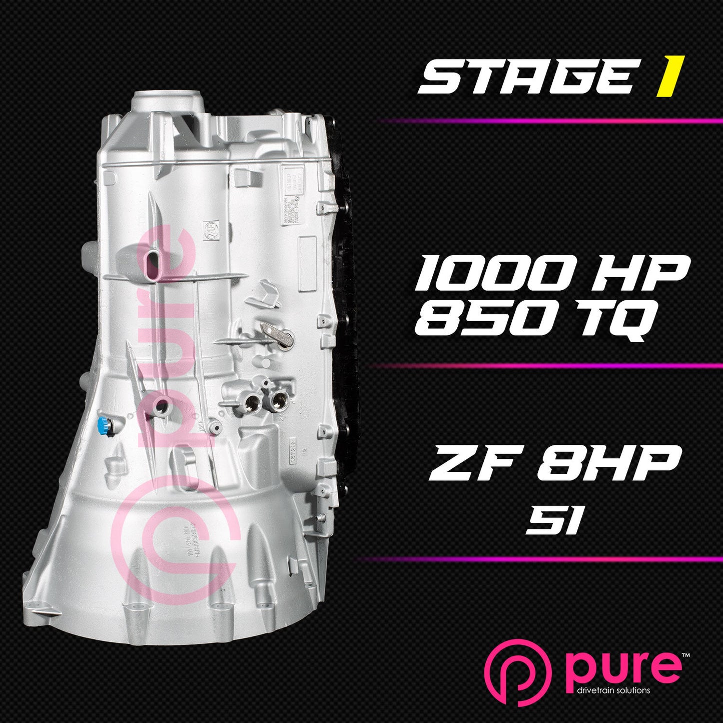 PURE Drivetrain Solutions ZF 8HP51 STAGE 1 TRANSMISSION REBUILD